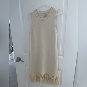 Sincerely Jules Darby Knit Dress Fringe Summer Spring Mini Boho
